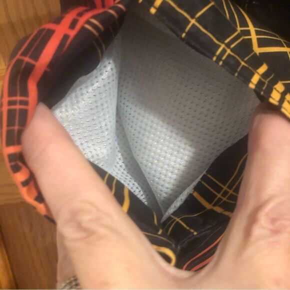 OP Men’s Size LG 36-38 Rich Black Self Adjust Fly Closure Swim Trunks - Picture 6 of 11